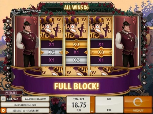 Three Musketeers Pokie Review