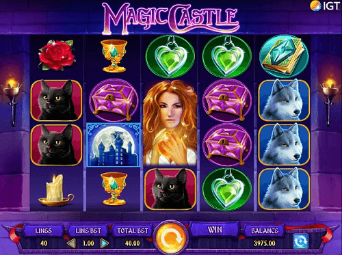 Magic Castle Pokie Rating Game Screen Magic Castle Pokie Rating