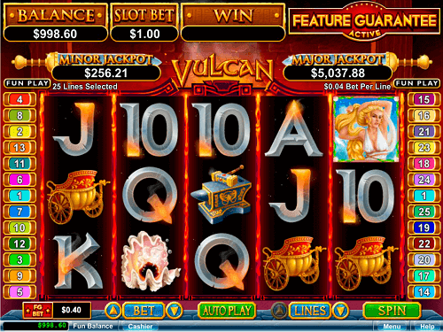 Vulcan Pokie Review Gameplay Screenshot Vulcan Pokie Review