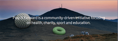 PlayItForward webpage screenshot