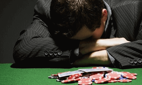 Self-Exclusion self-exclusion gambling addict on casino table