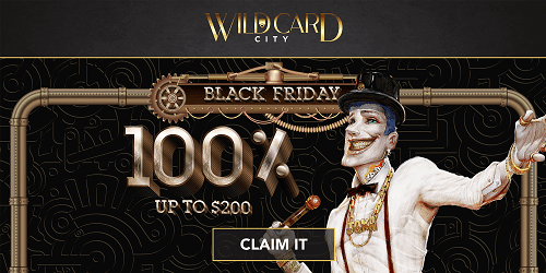 Wild Card City Black Friday Casino Bonus